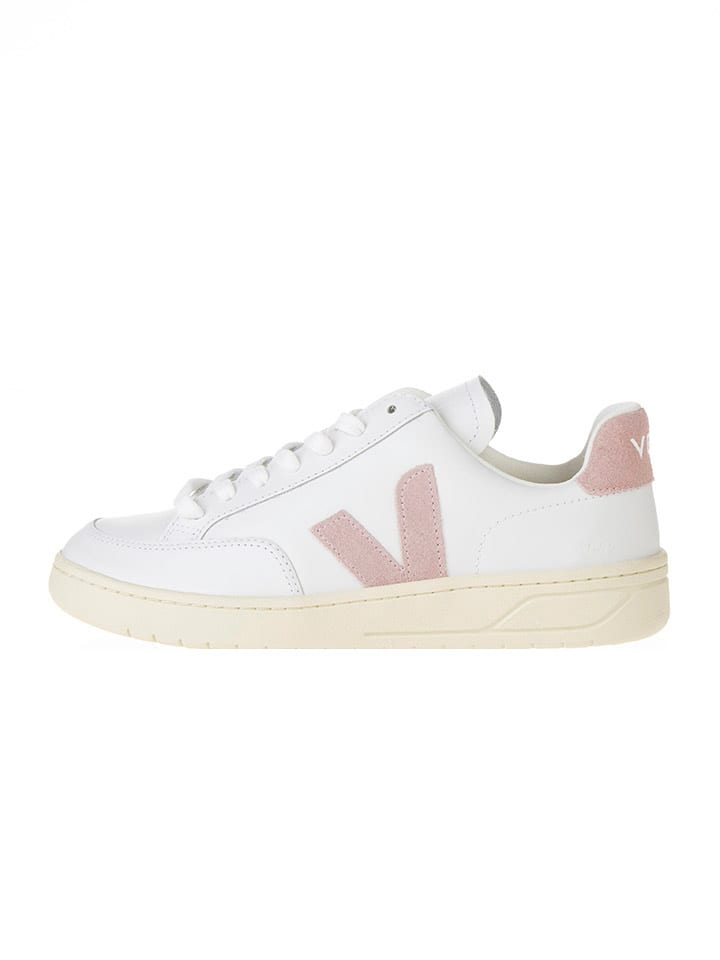 

Низкие кроссовки Veja Leder V 12, цвет weiß/rosa