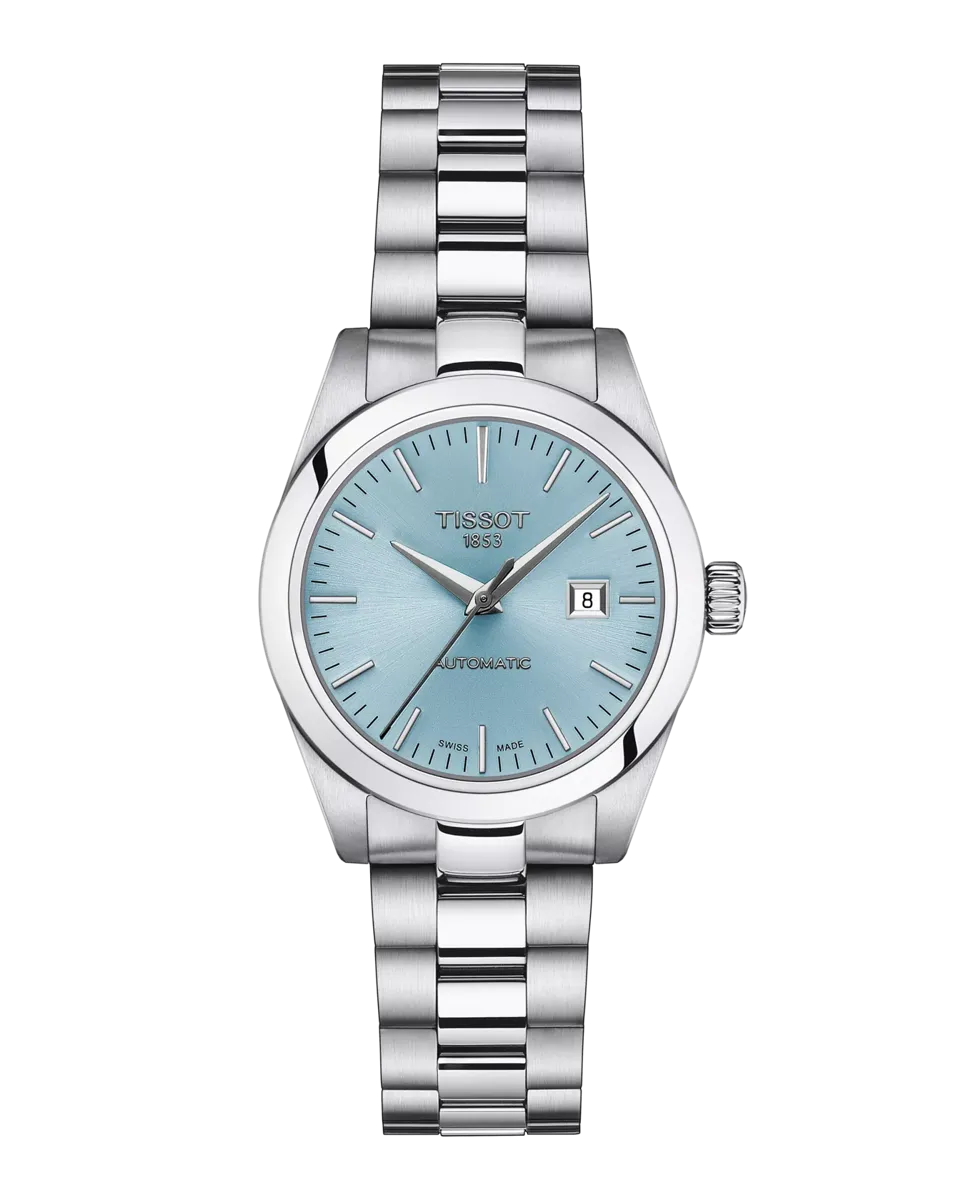 

Женские часы T-My Lady collection с автоматическим механизмом из синей стали Tissot, серебряный