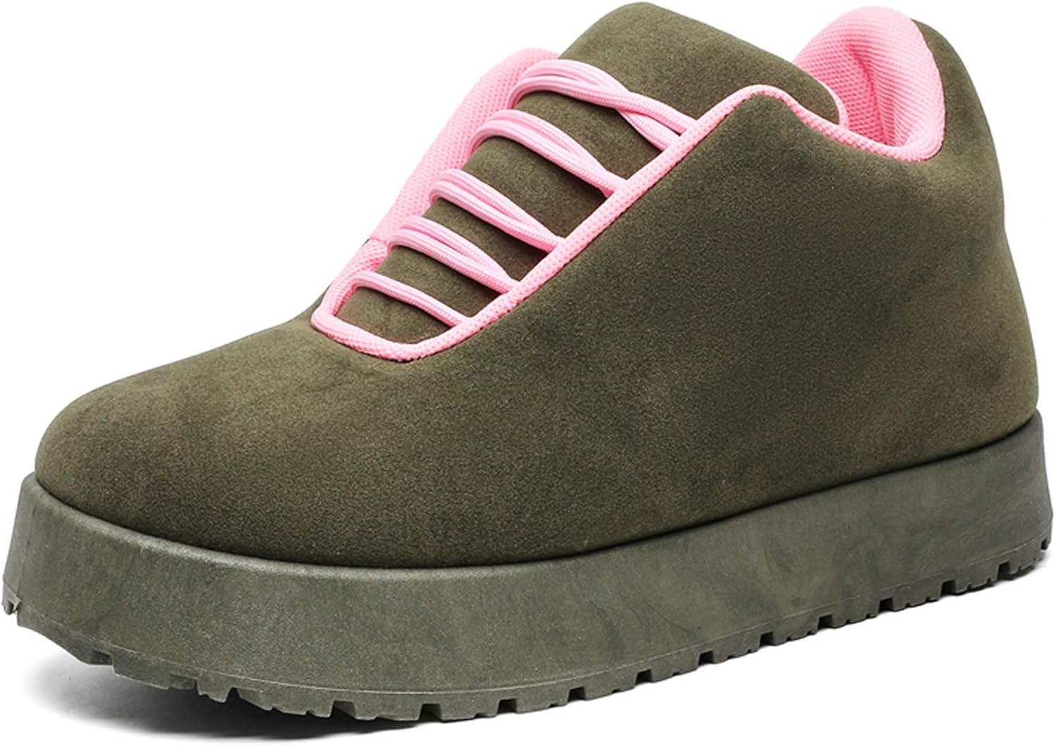 

Мужские зимние ботинки на платформе, городская мода, теплые снежные ботинки, увеличивающие рост, с толстой подошвой, спортивные ботинки для снега, против скольжения, массивные прогулочные ботинки Generic, светло-зеленый