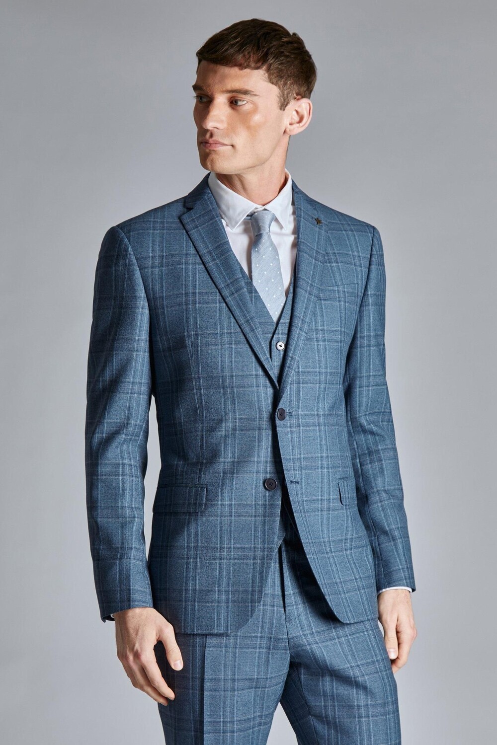 

Пиджак Ted Baker Alder в крупную клетку, синий