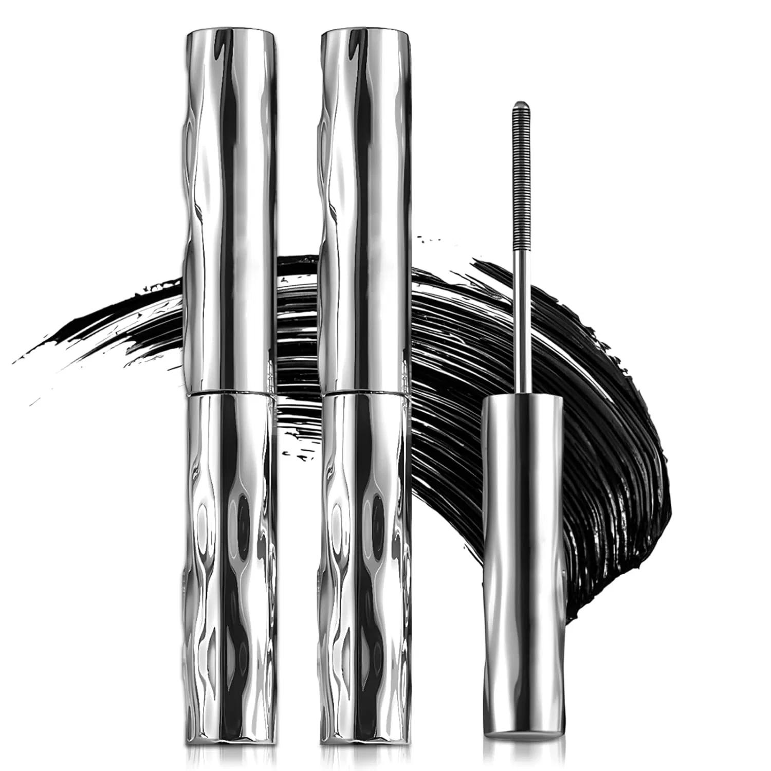 Черная тушь для ресниц с металлической щеточкой, 2 шт. Generisch, 2 Pieces.