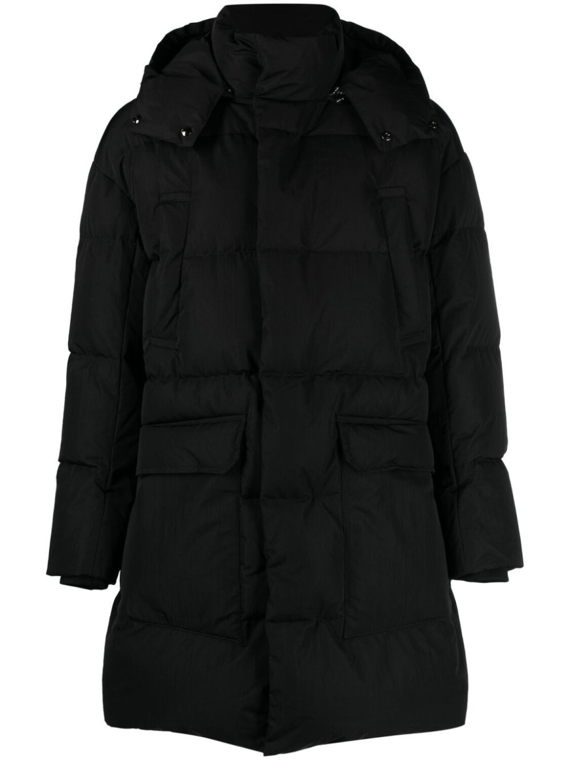 

Emporio Armani пуховик с капюшоном, черный