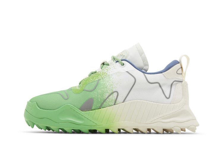 Кроссовки Off-White Off-White ODSY-1000 'White Green Spray Paint', зеленый — фото 4