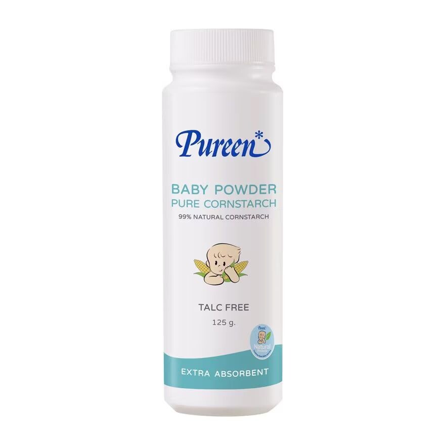 

Pureen Детская присыпка Pure Cornstarch 125 г, Blue
