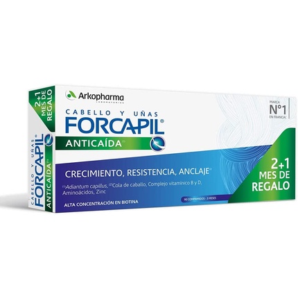 

Arkopharma Forcapil AnticaгDa Pack 3 месяца, Crecimiento, Resistгєncia Y Anclaje, Arkopharm