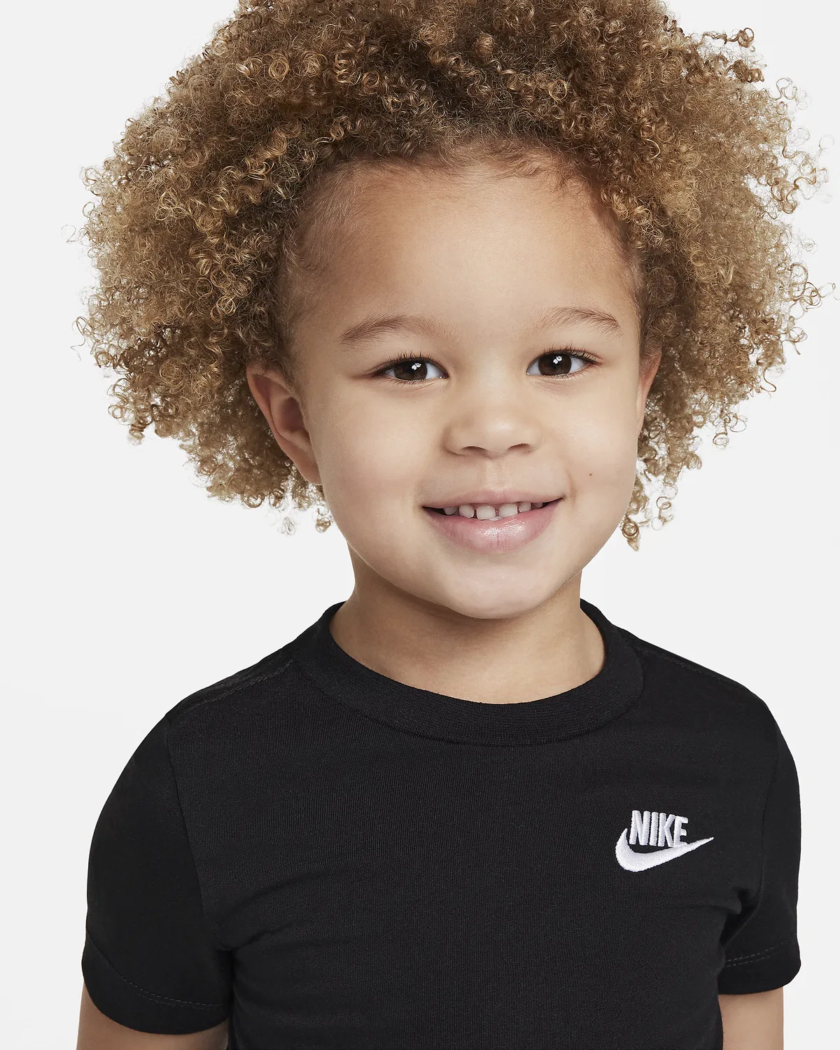 Детский комплект из трикотажных шорт Nike Toddler Club, Black — фото 3