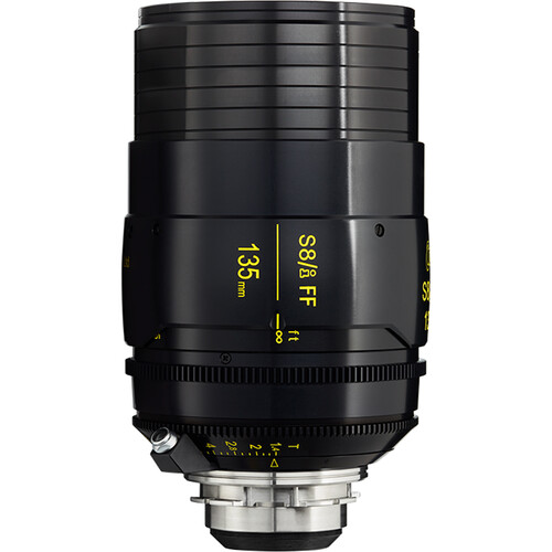 

Полный кадр Cooke S8/i Plus 135 мм T1.4 с фиксированным фокусным расстоянием (ARRI PL, футы/метры)
