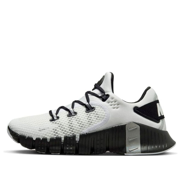 Кроссовки free metcon 4 premium 'white black silver' Nike, белый