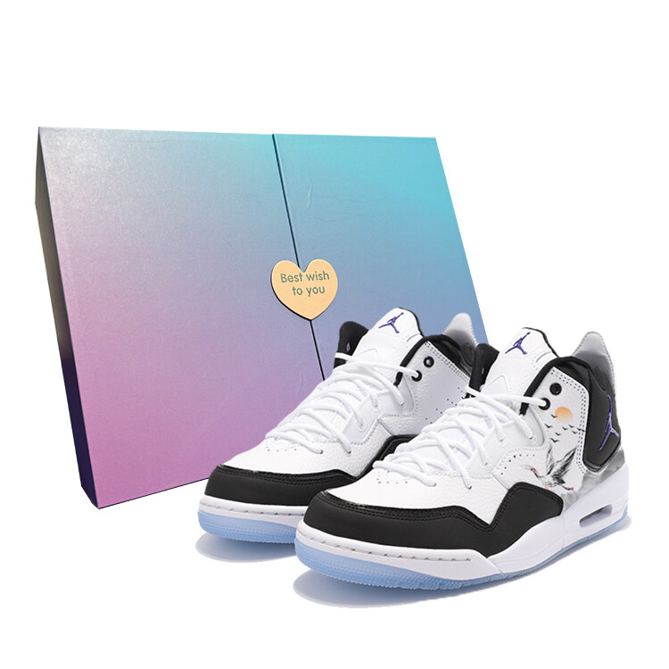 

Кроссовки Jordan Courtside 23 Vintage Basketball Shoes Men Mid-top Black/white, белый