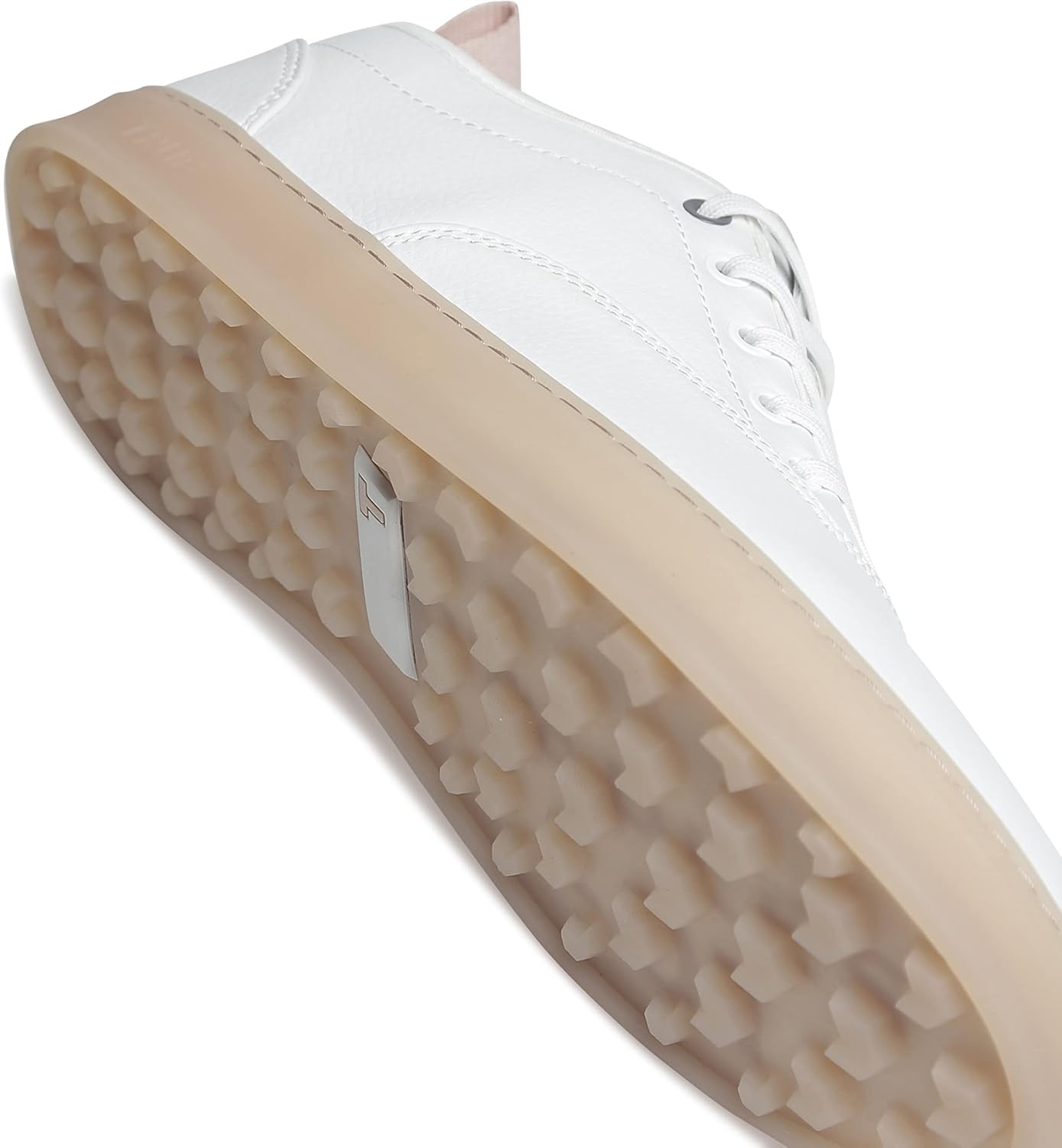 Мужские кроссовки TRUE Linkswear FS-01 - водоотталкивающие, из экологичной натуральной кожи, классический стиль для круглосуточного ношения, Soft Rose — фото 4