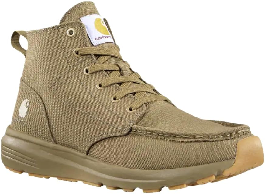 

Мужские ботинки Carhartt Haslett Canvas Chukka - ботинки с мыском-мок, легкой промежуточной подошвой LWD, стелькой с поддержкой свода стопы и быстросохнущей подкладкой, хаки