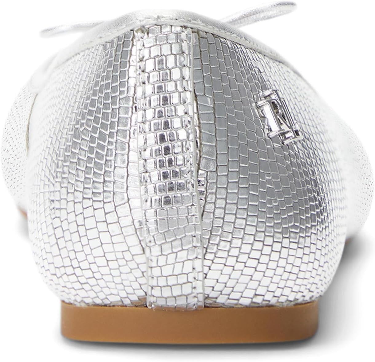 Туфли на плоской подошве LAUREN Ralph Lauren Jayna Flat, цвет Polished Silver — фото 3