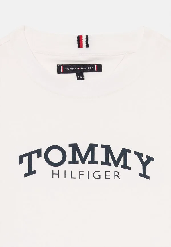Футболка с принтом логотипа футболка с принтом Tommy Hilfiger, White — фото 3