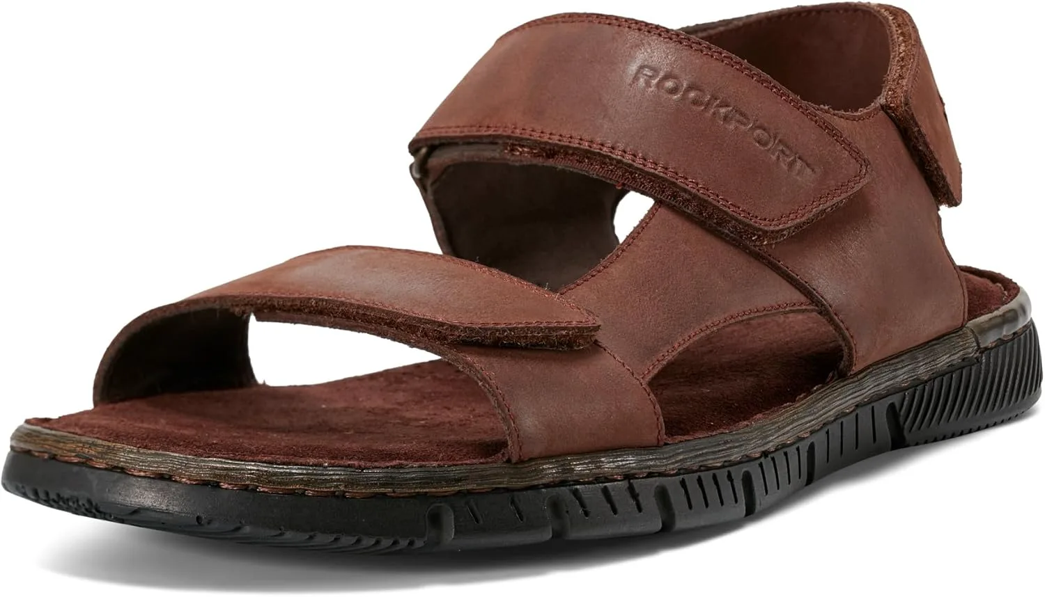 Шлепанцы Rockport mens Jhett, темно-коричневый