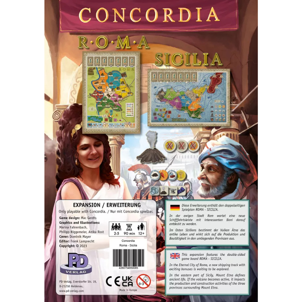 

Настольная игра Concordia: Roma & Sicilia Expansion