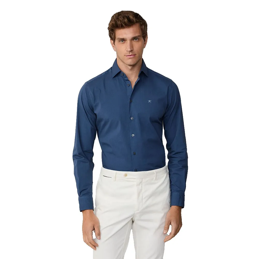 

Рубашка Hackett ESS Gmd Poplin, синий
