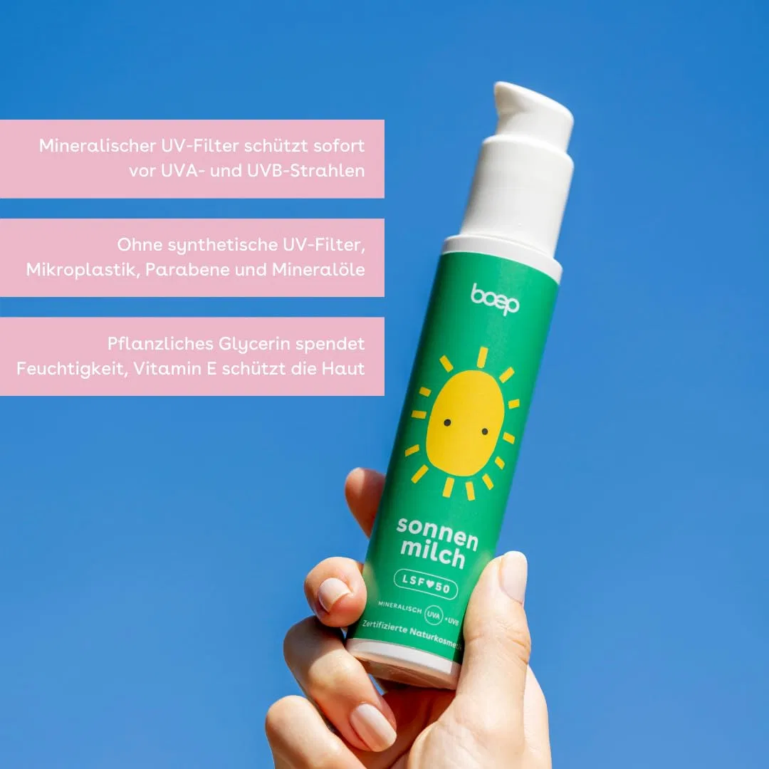 Минеральный солнцезащитный лосьон SPF 50 от boep Boep — фото 4
