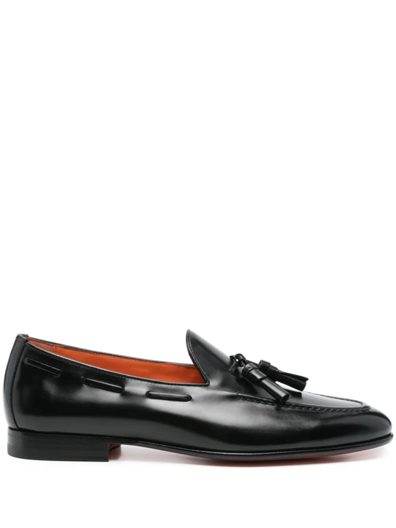

Кожаные мокасины Santoni, черный