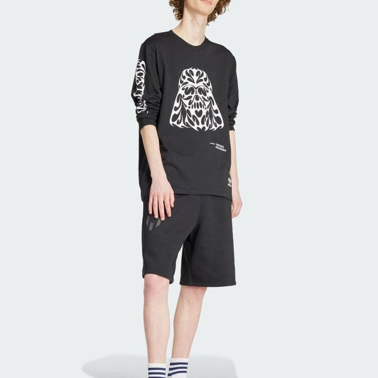 Футболка ко-бренда STAR WARS унисекс черная Adidas Originals, черный — фото 4