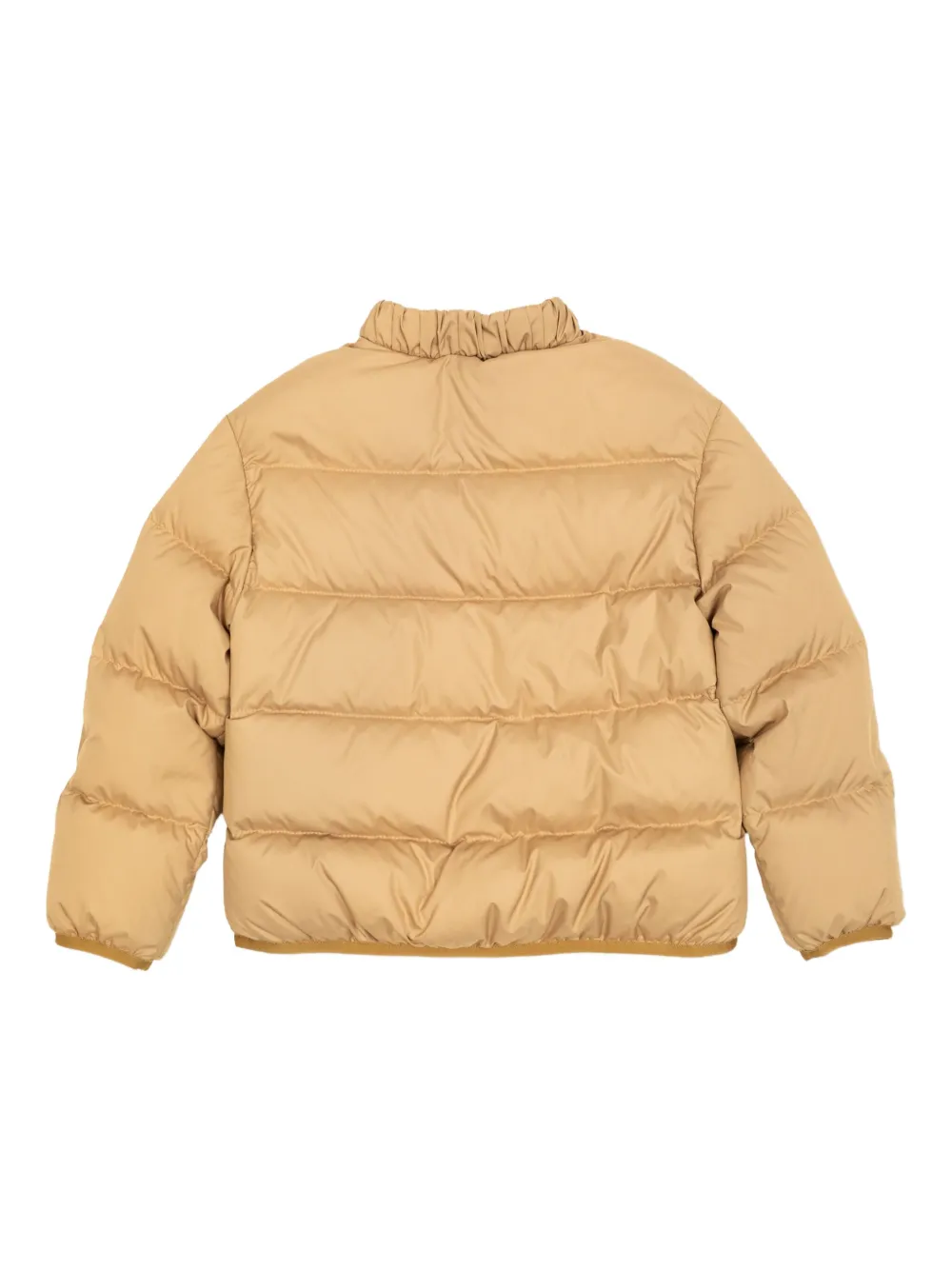 Стеганая куртка с нашивкой-логотипом Ora Moncler Enfant, нейтральный — фото 2