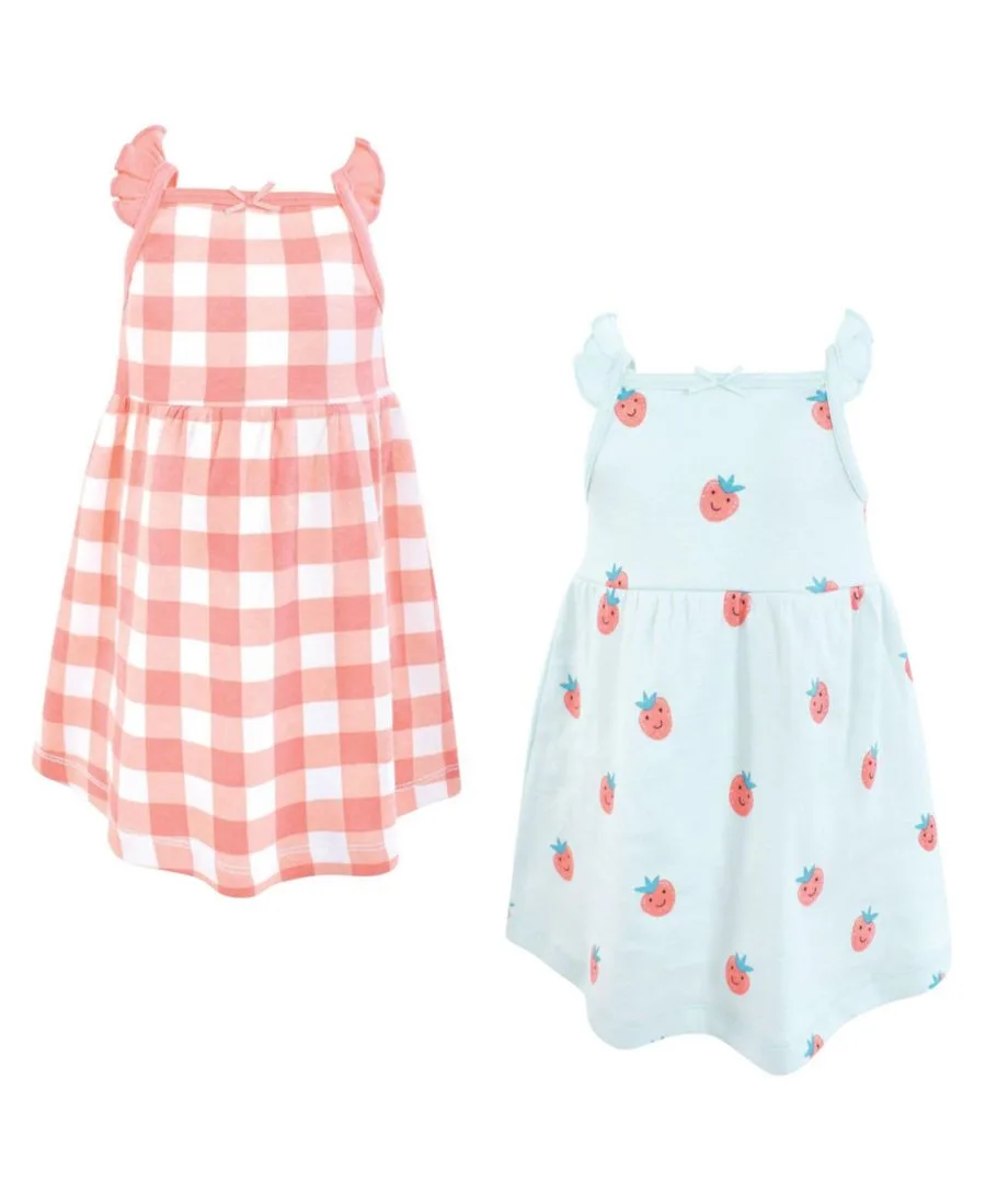 Комплект из двух платьев без рукавов для девочек Hudson Baby, Gingham Berry