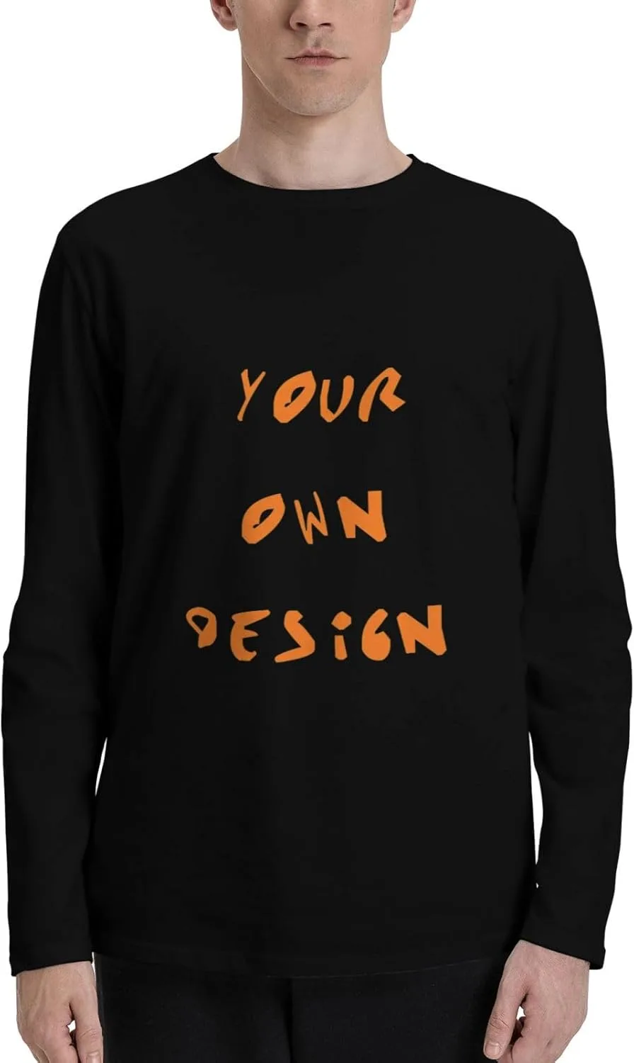 

Кастомная футболка с длинным рукавом для мужчин