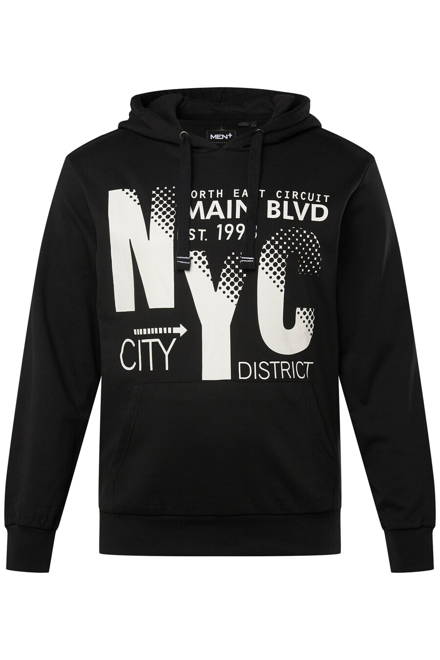 

Толстовка с капюшоном Men Plus Sweatshirt, черный