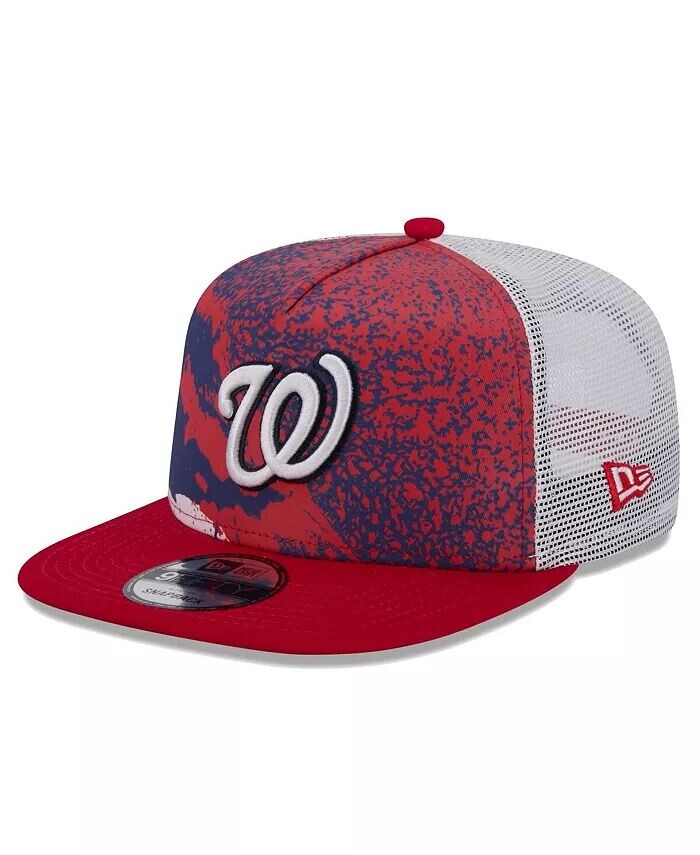 

Мужская красная бейсболка Washington Nationals Court Sport 9Fifty Snapback New Era