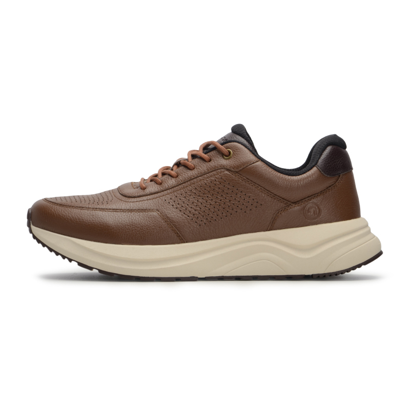 

ROCKPORT Мужские повседневные низкие кеды коричневые, цвет Brown