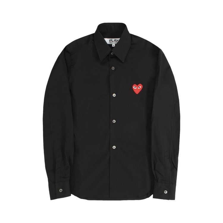 

Рубашка Comme Des Garçons Comme des Garçons PLAY Small Heart Shirt, черный