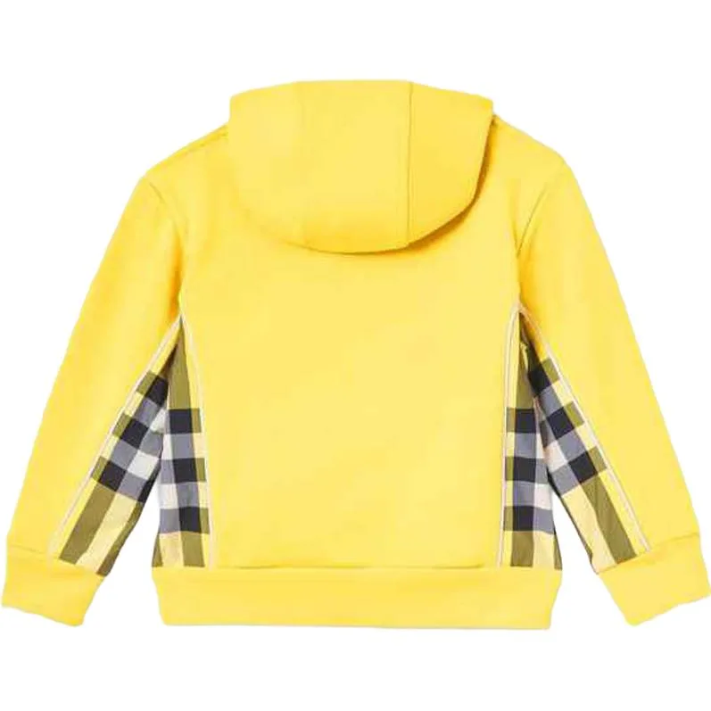 Детская куртка с капюшоном Burberry, Acid Yellow — фото 4