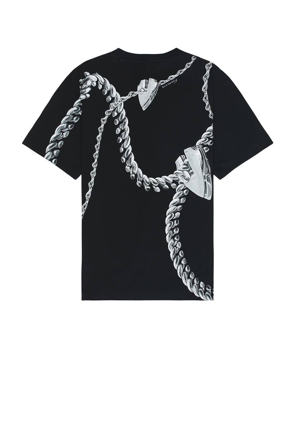 

Футболка с графическим рисунком Burberry, цвет Black Ip Pattern