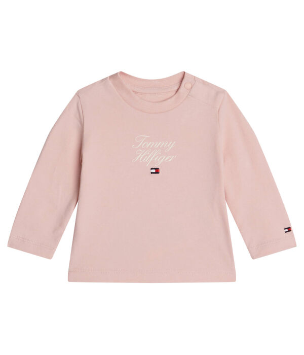 

Блузка детская Tommy Hilfiger хлопковая, розовый