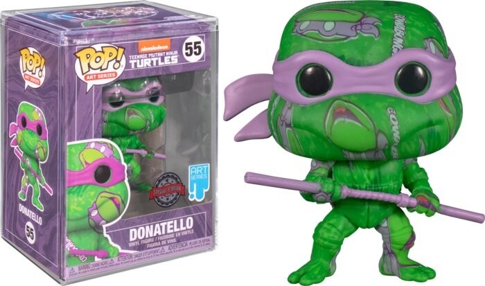 

Funko POP! Арт-серия, коллекционная фигурка, Черепахи, Донателло, 55 лет.
