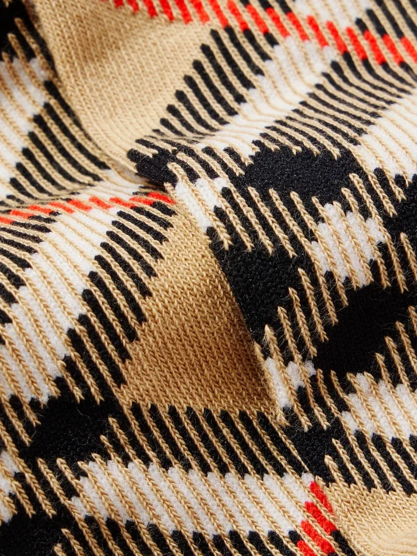 Носки BURBERRY, женские, бежевый — фото 3