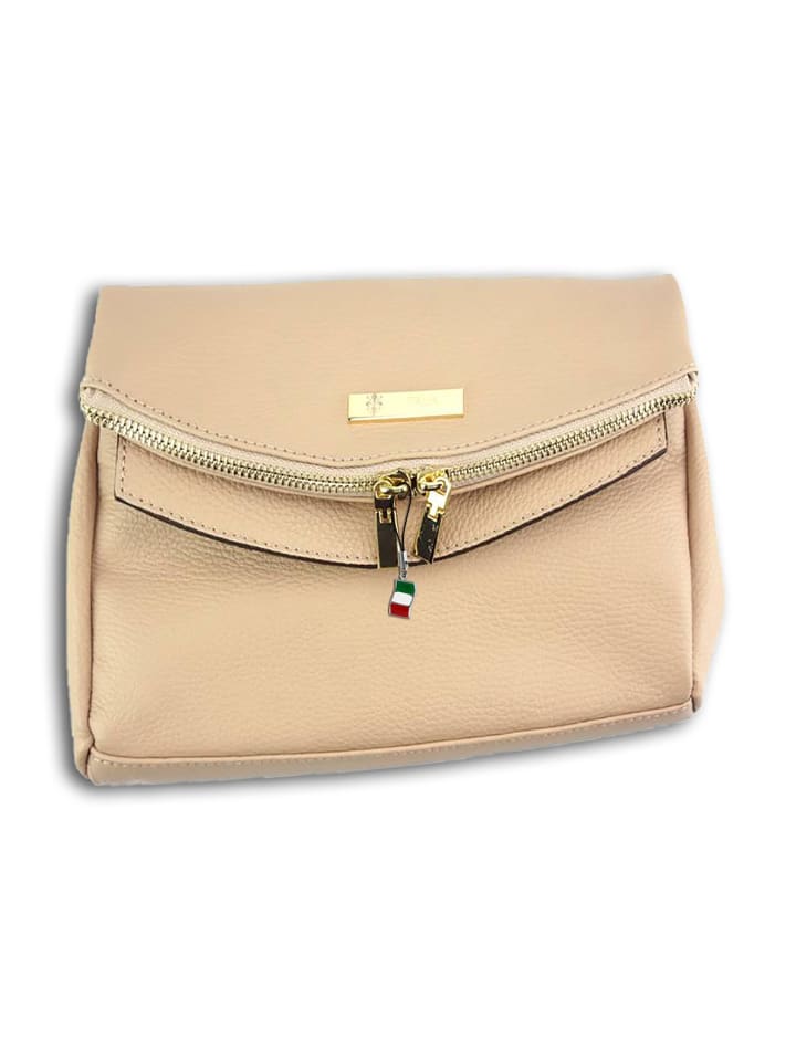 

Кожаная сумка через плечо, клатч Florence, розовая, примерно 24 см Florence