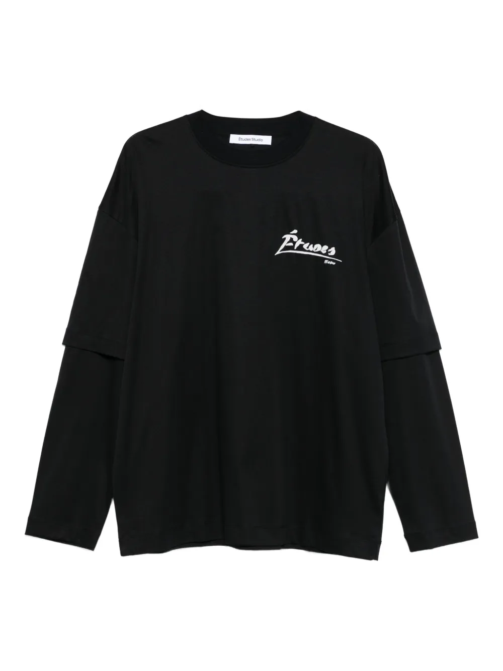 

Футболка с двойными рукавами Études Studio, черный