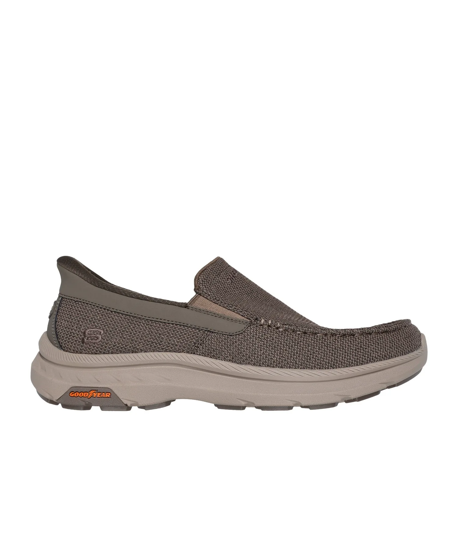 Мужские туфли без шнуровки Hands Free Slip-ins Pollard - Wilfred SKECHERS бежевые — фото 4