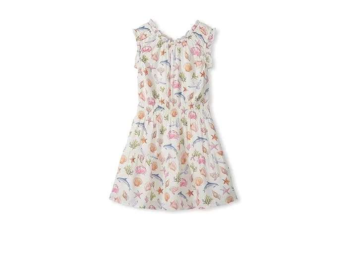 Платье с морскими коньками Vintage Sea Life Hatley Kids, Cami Lace