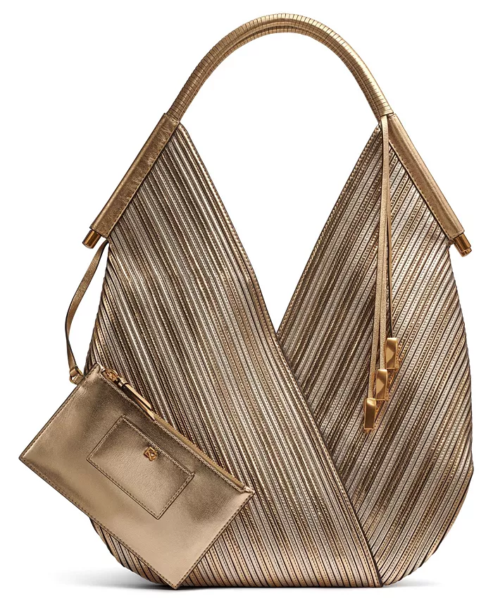 

Сумка через плечо Baldwin Large Metallic Donna Karan New York, золотой