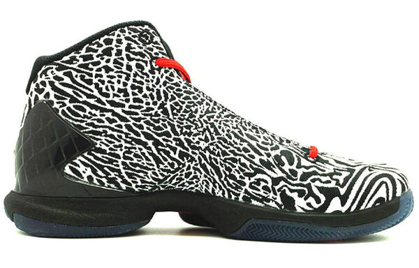 Кроссовки Air Jordan Super.Fly JCRD 'White Gym Red', белый — фото 2