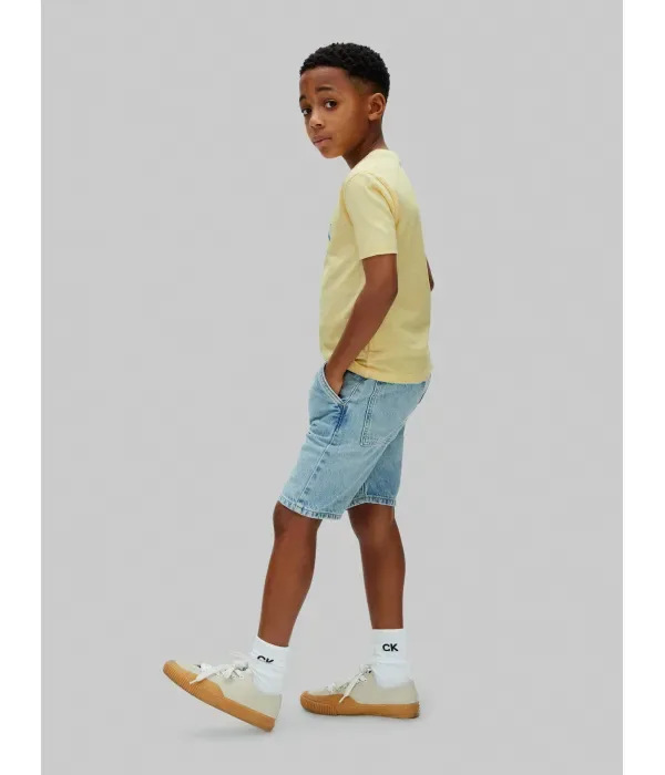 Футболка regular fit Calvin Klein Jeans, желтый — фото 4