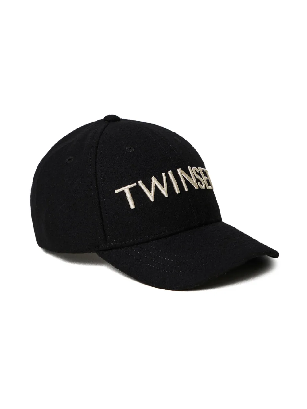 

Кепка с вышитым логотипом TWINSET Kids, черный