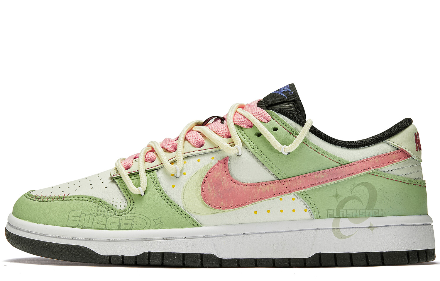 

Женские кроссовки для скейтбординга Nike Dunk, Green/Pink