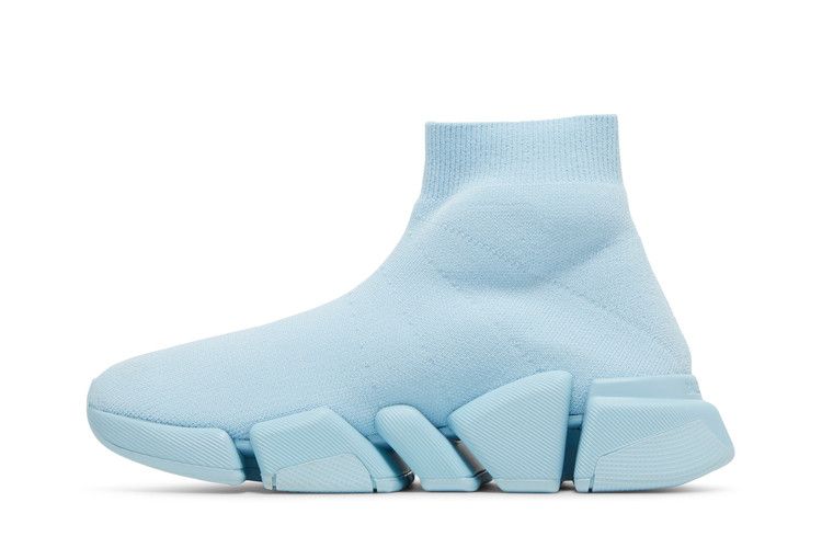 Кроссовки Balenciaga Balenciaga Wmns Speed 2.0 Sneaker 'Light Blue', синий — фото 4