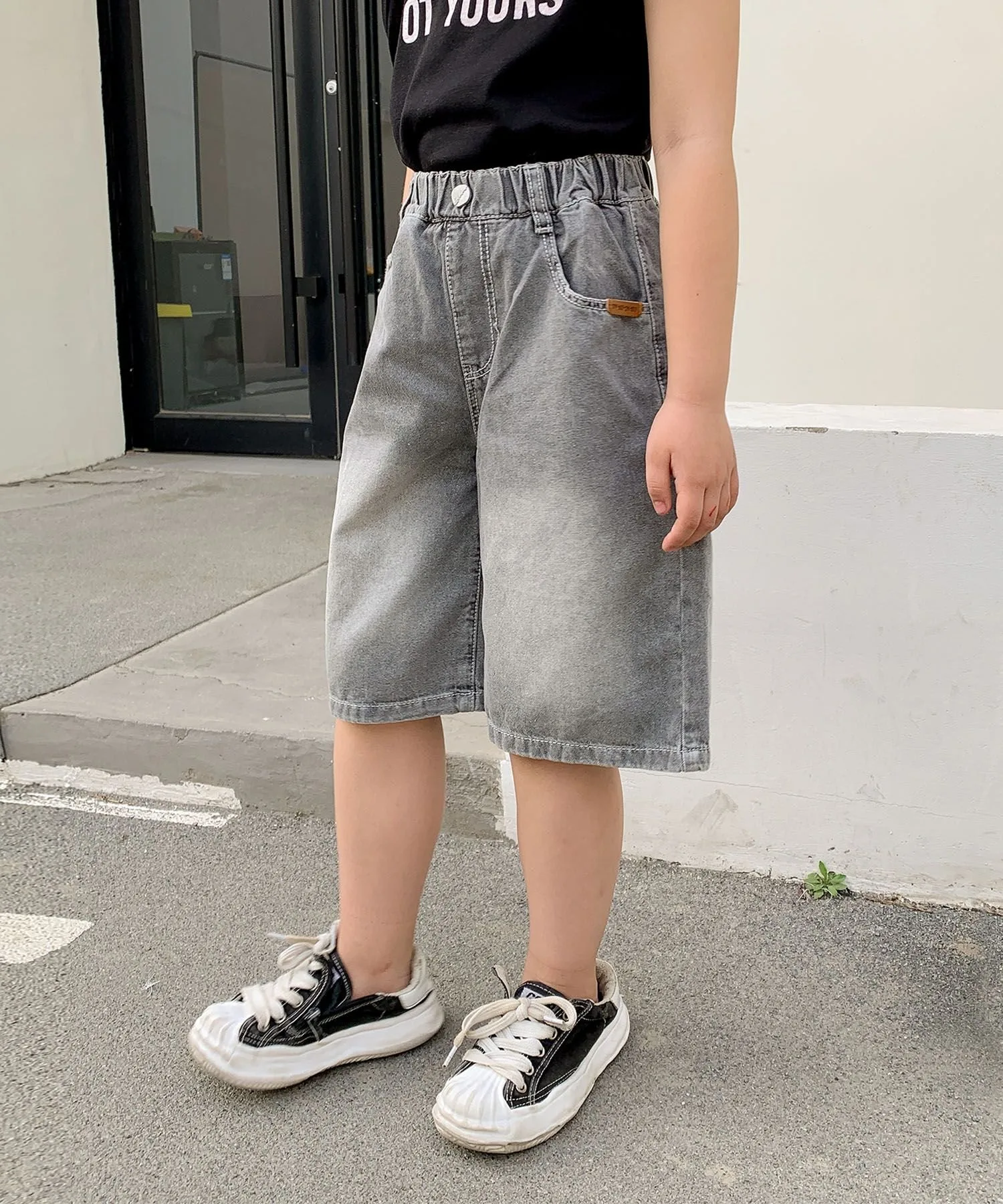 Детские джинсовые шорты Aimoha Kids, gray