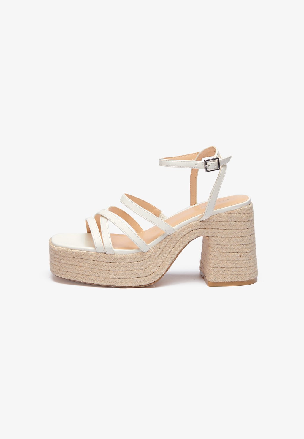 Босоножки на платформе Espadrilles Even&Odd by Zalando, белый