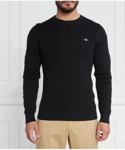 

Свитер Regular fit Gant, черный