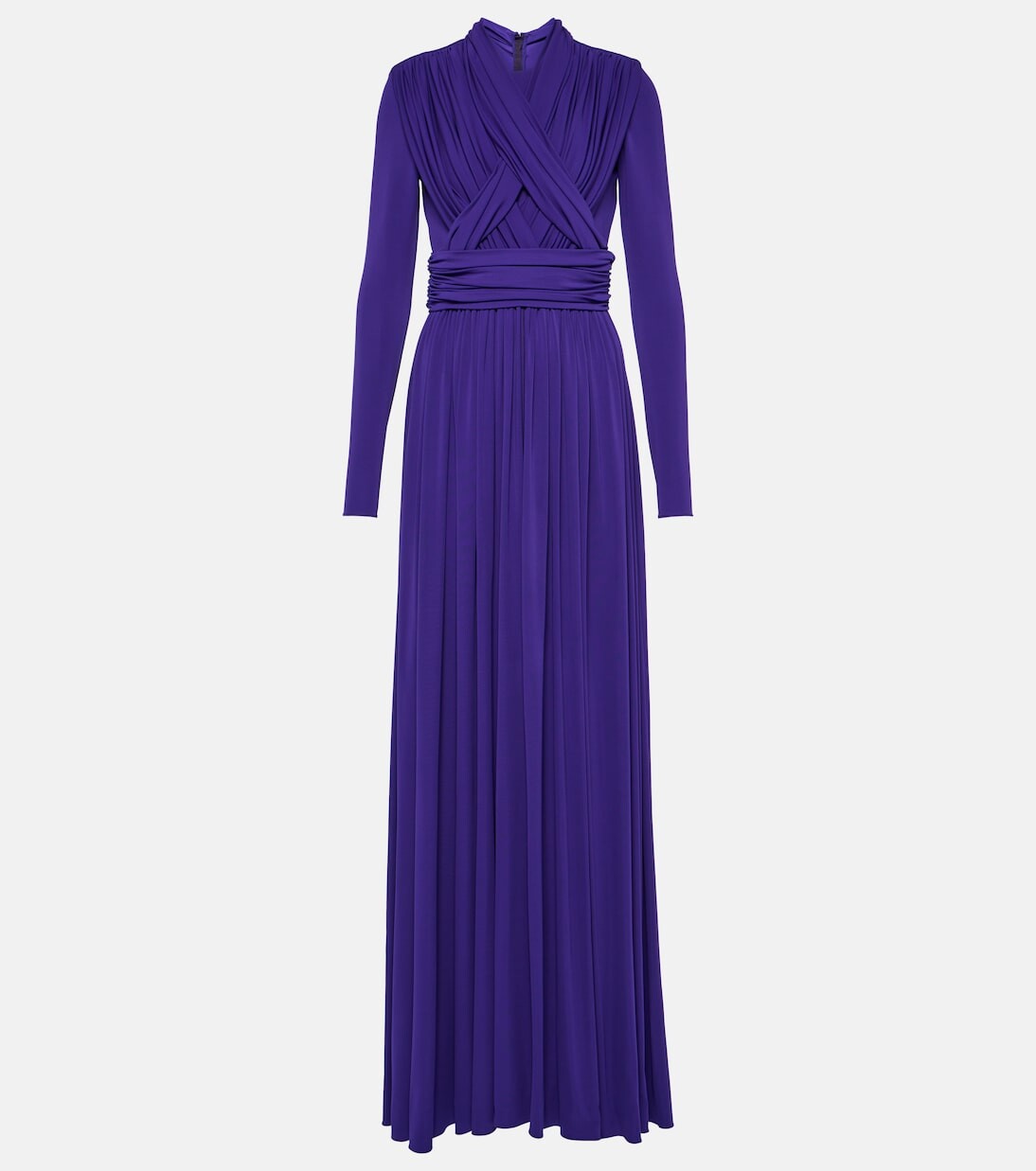 

Платье из джерси с драпировкой Giambattista Valli, фиолетовый