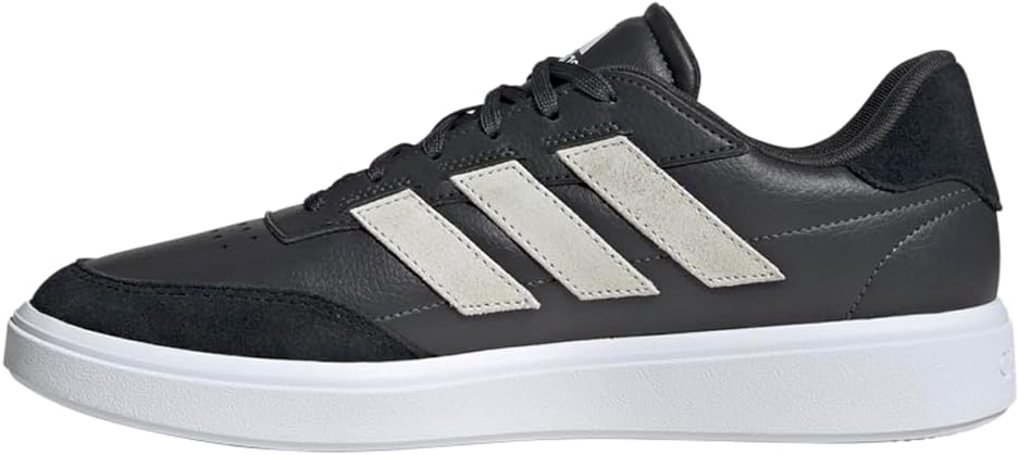 Мужские кроссовки Adidas Courtblock, белый/черный — фото 4